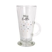 Obrázek Sklenice na latte - Miluji latte