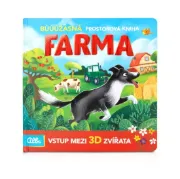 Obrázek Prostorová 3D kniha - Farma - 2. jakost (natrhlý obrázek sovy uvnitř)