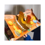Obrázek Prostorová 3D kniha - Farma - 2. jakost (natrhlý obrázek sovy uvnitř)