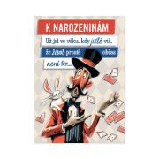 Obrázek Hrací přání k narozeninám - Kouzelník