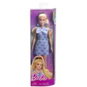 Obrázek Barbie modelka - šaty s modrými mašlemi