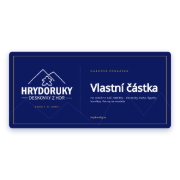 Dárková poukázka – vlastní částka