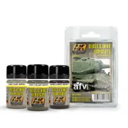 Obrázek AK Interactive - Dust Dirt Deposits Weathering Set