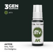 Obrázek AK Interactive - RAL 7021 Dunkelgrau