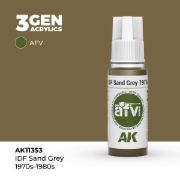 Obrázek AK Interactive - IDF Sand Grey 1970s-1980s