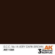Obrázek AK Interactive - S.c.c. No.1A Very Dark Brown