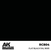 Obrázek AK Interactive - Flat Black RAL 9005 17 ml.