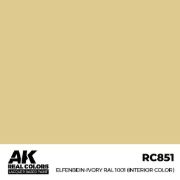 Obrázek AK Interactive - Elfenbein-Ivory RAL 1001 (Interior Color) 17 ml.
