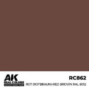 Obrázek AK Interactive - Rot (Rotbraun)-Red Brown RAL 8012 17 ml.