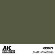Obrázek AK Interactive - Slate No.34 (BS381) 17 ml.
