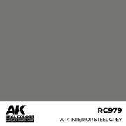Obrázek AK Interactive - A-14 Interior Steel Grey 17 ml.